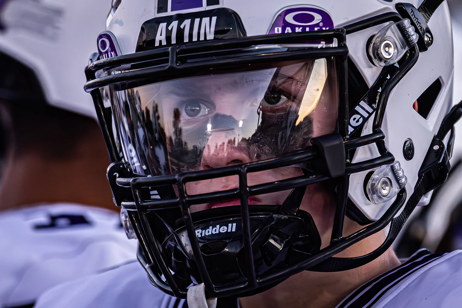 Buffalo Bison player focused