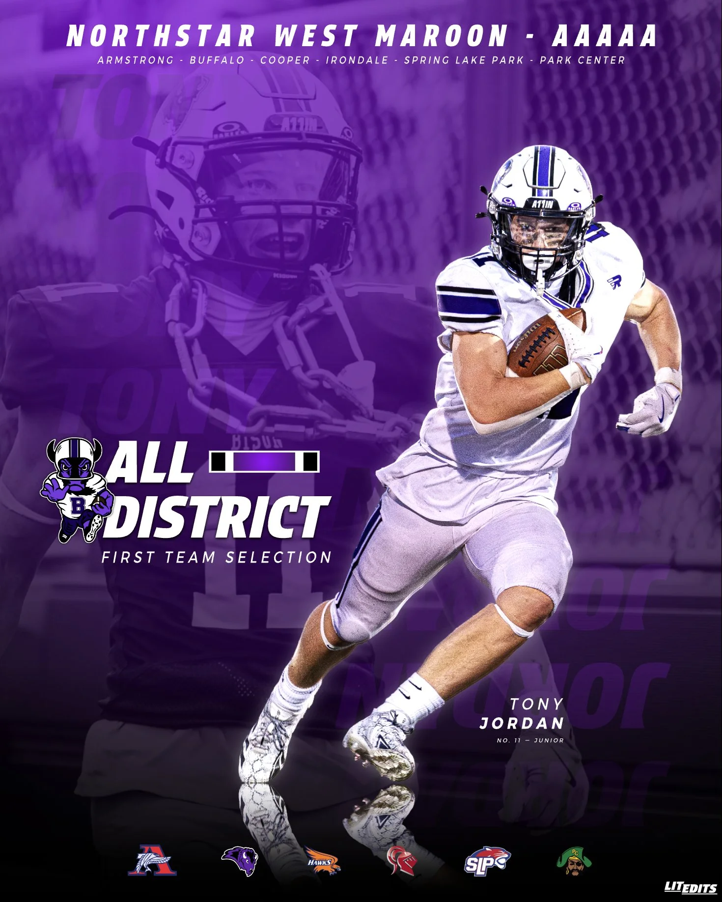 Buffalo Bison Tony Jordan - First Selection