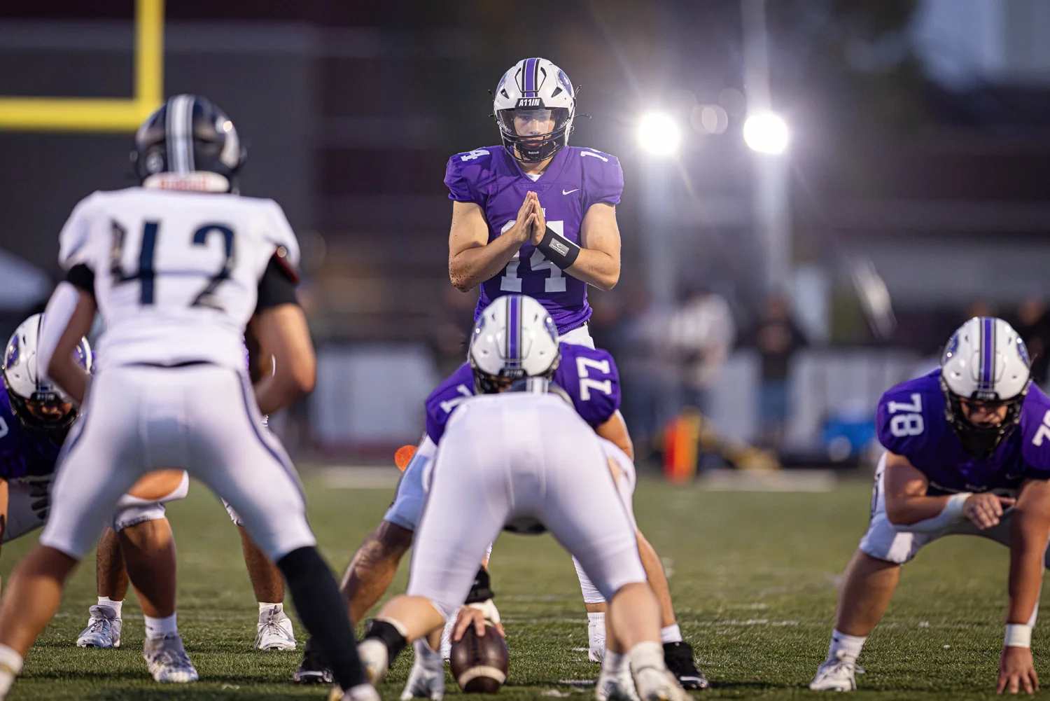 Buffalo Bison Football QB calling signals