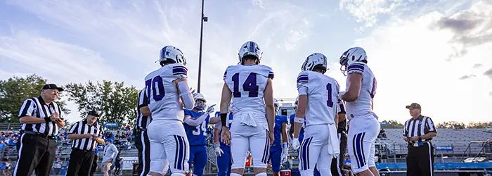 Buffalo Captains at the cointoss